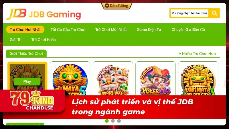 JDB Điện Tử - Game Đồ Họa Đỉnh Cao Ở Trang Cược Uy Tín Số 1 1 JDB điện tử và quá trình phát triển thành tựa game hot nhất hiện nay