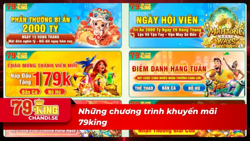 Khuyến Mãi 79king Gây Sốt Thị Trường Cá Cược Online 1 Các khuyến mãi 79king đang có hiện nay