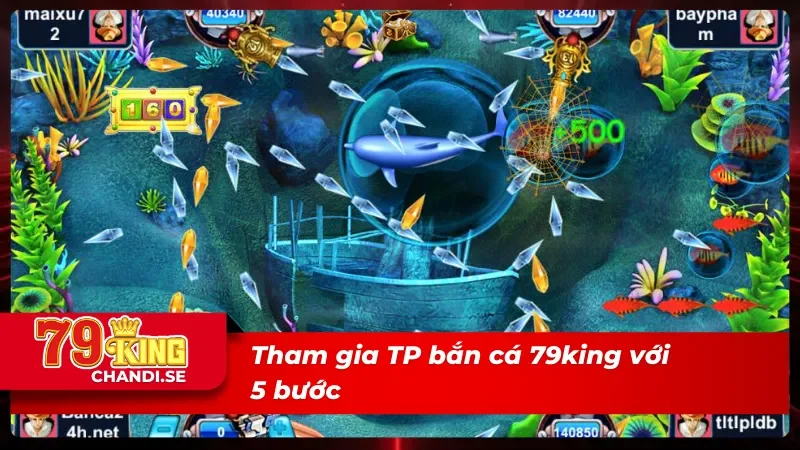 TP Bắn Cá - Đại Dương Ngập Nắng Chỉ Có Tại 79king 3 5 bước bắt đầu chơi TP bắn cá đơn giản